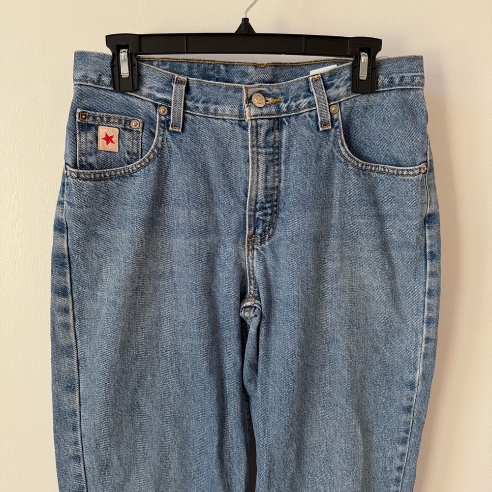 Vintage Rockies High Rise Relaxed Medium Wash Straight Leg Jeans - Picture 5 of 12